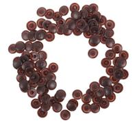 Gadpiparty Lot de 100 Capuchons Plastique pour Vis Autotaraudeuses, Cache-vis Décoratifs en Plastique, Facile à Installer, pour Meubles et Armoires en Bois