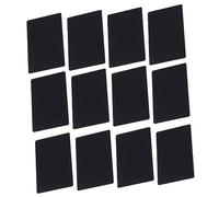 Gadpiparty Lot De 100 Cartes De Visite En Aluminium Gravées Personnalisables Vierges Avec Gravure Noires