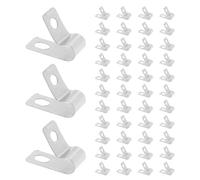 Gadpiparty Lot de 100 serre-câbles - Organiseur de câbles pour tuyaux, tubes, supports de câbles isolés, fixations métalliques pour projets électriques, câblage automobile, gestion des câbles de