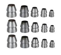 Gadpiparty Lot de 15 Coins en Métal Robuste pour Renfort de Manche de Hache Ronde, Accessoires pour Outils de Travail du Bois et Fendage, Compatible Marteaux de Menuiserie, Outillage