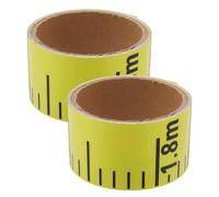 Gadpiparty Lot de 2 Autocollants Pvc Jaune 3,5 Cm X 2 M pour Mesure Précise du Niveau D'eau, Adhésif Étanche pour Réservoirs, Piscines et Canalisations - Outil Solide de Marquage du Niveau