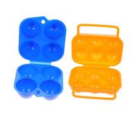 Gadpiparty Lot de 2 Boîtes Portables pour Œufs de Pâques - Matériau Facile à Ouvrir Et à Fermer pour Les Activités de Plein Air Le Camping Le Barbecue