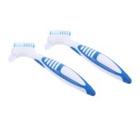 Gadpiparty Lot de 2 Brosses Nettoyantes Double Face pour Carapace de Tortue, Petite Taille, Plastique Solide, Nettoyage Pratique pour Tortues Aquatiques et Terrestres, Soins pour Reptiles