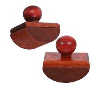 Gadpiparty Lot de 2 Buvards à Encre en Bois Naturel Style Rocker, Absorption Rapide, Séchage Rapide, Outils de Bureau Multifonctionnels pour Calligraphie et Écriture, Buvard Vintage