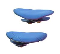 Gadpiparty Lot de 2 Champignons Décoratifs Autocollants pour Aquarium et Terrarium Décoration 3D Imprimée en Plastique Solide Couleurs Jaune Bleu et Violet Accessoires pour Reptiles et