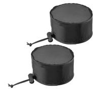 Gadpiparty Lot de 2 Couvercles de Ventilation pour Tentes de Culture Grandes Housses 20X165 CM en Tissu Oxford Bande Élastique et Boucle Fixe Protection Anti-Poussière Accessoires