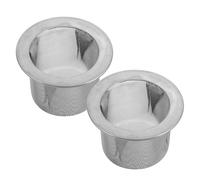 Gadpiparty Lot de 2 Filtres Entonnoirs en Acier Inoxydable pour Réservoir de Lave-glace, Crépine Métallique, Compatible Véhicule Électrique, Filtration des Impuretés, Accessoire Auto