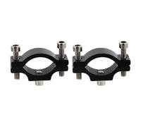 Gadpiparty Lot de 2 supports de serrage de guidon en alliage d'aluminium - Ne se déforme pas facilement - Facile à installer - Robuste pour moto et scooter - Convient pour les supports d'accessoires