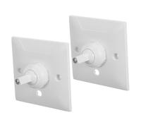 Gadpiparty Lot de 2 supports muraux infrarouges pour détecteurs professionnels et bricoleurs, design moderne et élégant avec montage simple et installation stable, pour la sécurité de la maison, ABS