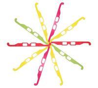 Gadpiparty Lot de 20 Lunettes en Papier Pliables de Cœur Effet Diffraction et Design Lumineux, pour Festivals, Concerts et Affichages en Extérieur