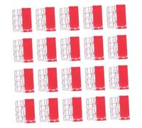 Gadpiparty Lot De 20 Petites Charnières Autocollantes Pour Porte De Congélateur Charnières De Congélateur De Porte De Cuisine Pour Armoires À Loquet Pour