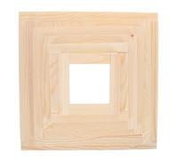 Gadpiparty Lot de 24 tendeurs de toile pour cadre de point de croix pour débutants - Léger et robuste - En bois - Avec outil de retrait de punaise pour cours de broderie