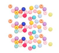 Gadpiparty Lot de 270 perles rondes en acrylique givré, grosses perles pour la fabrication de colliers et de bracelets, fournitures d'artisanat, couleurs assorties