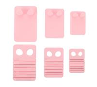 Gadpiparty Lot de 3 Moules en Argile Rose pour Création de Bijoux, Boucles D’oreilles et Pendentifs, Tailles Variées, Moules Réutilisables Guide de Courbure pour Modelage Précis et