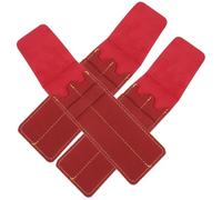 Gadpiparty Lot de 3 pochettes en cuir pour stylo-plume - Poches d'infirmière - Design simple - Belle apparence - Sacs de rangement pratiques pour une utilisation à l'hôpital