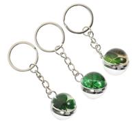Gadpiparty Lot de 3 Porte-Clés Lumineux de Trèfle à Quatre Feuilles Pendentifs Décoratifs pour Paquet Couleur Naturelle Accessoires Chanceux Saint-Patrick
