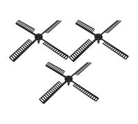 Gadpiparty Lot de 3 Sets de Feuilles de Moulin à Vent Hollandais en Plastique Étanche 41x41 Cm, Pales Rotatives pour Remplacement D’éolienne de Jardin, Accessoires Décoratifs Extérieurs