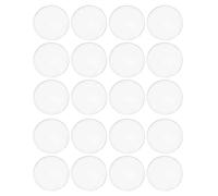 Gadpiparty Lot de 30 Couvertures Acryliques Mr16gu10 Plates 5 Cm, Diffuseur Transparent pour Spots LED Extérieurs, Lentilles Résistantes Chaleur, Entretien Facile, Accessoires D’éclairage