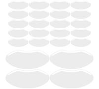 Gadpiparty Lot de 30 Écrans Faciaux Transparents Étanches pour Coupe de Cheveux, Visières Adhésives Protectrices pour Salon de Coiffure, Protections Oculaires Pratiques pour Coiffure