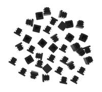 Gadpiparty Lot de 30 Embouts Carrés pour Pieds De Meubles Inserts en Plastique Épais Et Résistants À Lusure