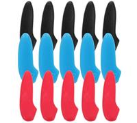 Gadpiparty Lot de 30 Manchons de Protection pour Lames de Couteaux Cuisine Plastique Résistant Couleurs Assorties Rouge Bleu Noir Protège-Pointes pour Ustensiles Tranchants Cuisine