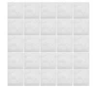 Gadpiparty Lot de 30 Stickers Muraux Adhésifs Effet Marbre 30X30 CM Carrelage Adhésif Imperméable et Repositionnable pour Salle de Bain la Cuisine et Salon Panneaux Muraux Décoratifs