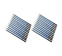 Gadpiparty Lot de 36 crayons à dessin en bois 5h-8b avec noyaux résistants à la casse et affûtage facile, matériau en bois bleu pour œuvres d'art complexes et sessions d'art prolongées, convient