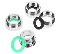Gadpiparty Lot de 4 adaptateurs d'aérateur de robinet en cuivre pour évier de cuisine avec résistance à la corrosion et réduction des fuites, compatible avec les aérateurs d'eau et les tuyaux