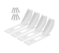 Gadpiparty Lot de 4 Caches-interrupteurs Muraux Blancs Vis, Protection Sécurisée pour Interrupteurs à Bascule, Plaque de Sécurité Garçon et Filles, Compatible la Cuisine et Bureau,