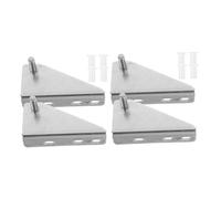 Gadpiparty Lot de 4 Charnières Inox pour Porte de Congélateur, Charnière Professionnelle 37mm Cache-gond, Compatible Réparation Réfrigérateur Domestique, Accessoires pour Bricolage