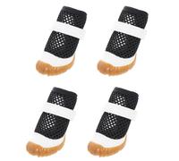 Gadpiparty Lot de 4 Chaussures en Maille Respirante pour Chiens, Protège-Pattes d'Été Antidérapants, pour Promenades et Activités Extérieures