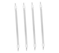 Gadpiparty Lot De 4 Éléments Chauffants De Remplacement en Tube De Quartz pour Four De Torréfaction Chauffage Solaire Tube De Chauffage en Quartz Blanc