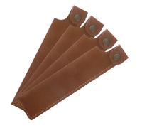Gadpiparty Lot De 4 Housses De Protection pour Stylos Étuis À Crayons Pochettes pour Stylos Porte-Stylo Simple Pochettes pour Stylos Pochettes en Cuir PU