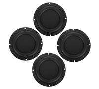 Gadpiparty Lot de 4 Membranes Passives Rondes 115 CM pour Subwoofer Auto Diaphragme en Caoutchouc Anti-Vibrations Accessoire Audio Voiture Radiateur Passif pour Haut-Parleur de Graves