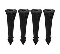 Gadpiparty Lot de 4 piquets Lumineux en Plastique de Remplacement, Filetage NPT1/2-14, pour éclairage extérieur de Jardin, Paysage, Cour, allée, Patio