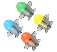 Gadpiparty Lot de 4 Taille-crayons Miniatures en Plastique Colorés, Taille-crayon Manuel Simple Trou, Outil Portable pour Tailler Crayons, Fourniture Scolaire Pratique pour Couleur Aléatoire