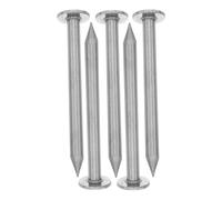 Gadpiparty Lot de 5 Clous de Topographie en Acier Inoxydable 7 CM Piquets D’Arpentage Permanents pour Points de Contrôle et Repères de Mesure Bornes de Levé Topographique Réutilisables