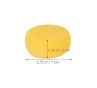 Gadpiparty Lot de 5 Éponges Rondes Jaunes 76 CM en Mousse pour Peinture Poterie et Loisirs Créatifs Outils Multi-Usages pour Arts Plastiques Aquarelle et Nettoyage à la Maison Classe