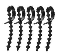 Gadpiparty Lot De 5 Sangles Caoutchouc pour Arbres Fruitiers Jardin, 45x2x0,5 Cm, Lien De Traction Réglable, Fixation Réutilisable pour Branches Et Vignes, Accessoires Outillage Jardin Solide