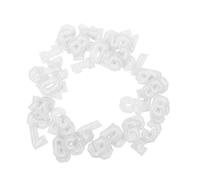 Gadpiparty Lot de 50 Écussons Thermocollants Numérotés 0-9 Brodés 2 Cm Blancs, Patchs Numériques pour Vêtements, Paquet à Dos et Pantalons, Décorations Résistantes pour Loisirs