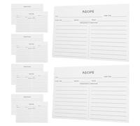 Gadpiparty Lot de 50 Fiches de Recette Blanches Double Face en Papier Solide Espace Suffisant, pour Showers Nuptiales et Célébrations Spéciales