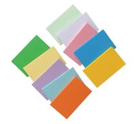 Gadpiparty Lot de 500 Cartes Index Colorées en Papier pour Prise de Notes et Enregistrement de Vocabulaire, Surface Lisse, Légères, pour Usage Quotidien et Bricolage