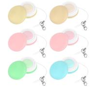 Gadpiparty Lot de 6 chiffons de nettoyage Macaron pour lunettes, objectifs d'appareil photo, tablettes, ordinateurs portables et appareils mobiles