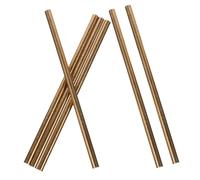 Gadpiparty Lot de 6 Goupilles Rivets en Laiton Massif, Tiges Rondes 3 Mm X 100 Mm, Accessoires Solides pour Fixation de Manches de Couteaux, Adaptées aux Travaux de Coutellerie et