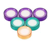 Gadpiparty Lot de 6 Humidificateurs pour Doigts en Éponge Douce et Ébonite, Humidificateur Rapide Bouts des Doigts, Accessoire de Bureau Compact pour Compter Billets et Couleur Aléatoire