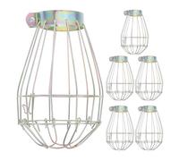 Gadpiparty Lot de 6 Lampes chauffantes pour Reptiles, Protection Anti-brûlure en Maille pour Cage, Abat-Jour pour lézard, Dragon Barbu, Tortue, Serpent, Terrarium