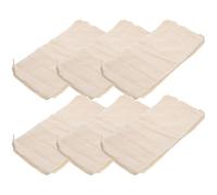 Gadpiparty Lot de 6 Paquet en Étamine 40X40 CM en Coton 100% Réutilisables pour Tofu Filtration Alimentaire Passoire en Tissu pour Lait de Noix Fromage Yaourt Cuisine Maison