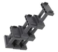 Gadpiparty Lot de 6 Piliers de Pont Ferroviaire Miniatures pour Trains, Support de Pont en Plastique Solide, Modèle Arc Incurvé pour Circuit de Train Garçon et Filles, Accessoire Modélisme