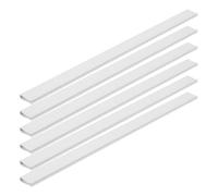 Gadpiparty Lot de 6 Protège-lames pour Scie Plastique Blanc, Résistant à L'usure, Organisation de Rangement pour Usage Cuisine et Pâtisserie