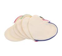 Gadpiparty Lot de 6 Trousses à Crayons en Toile Vierge Forme Cœur avec Fermeture Éclair Multicolore Pochettes à Personnaliser pour Sublimation DIY Étuis Créatifs pour École et Voyage 23 X 19